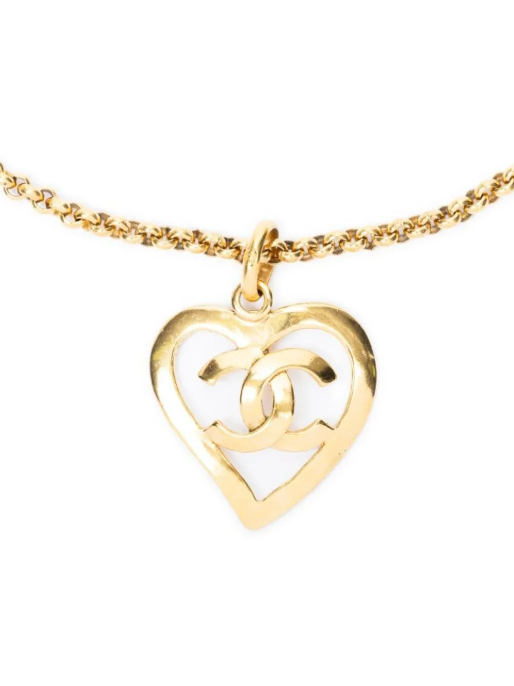 Chanel CC Logo Pendant Gold Plated